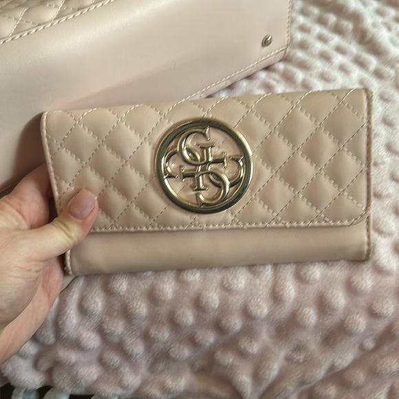Pink Guess purse with matching wallet. - Picture 5 of 7
